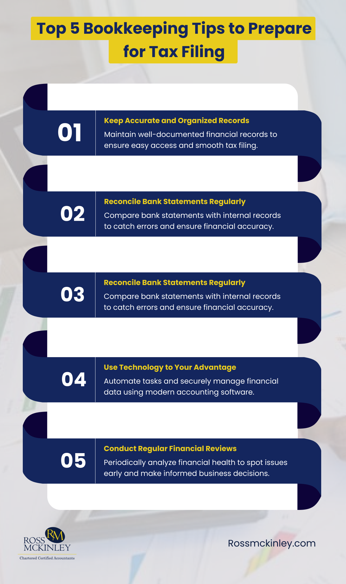 Top 5 Bookkeeping Tips to Prepare for Tax Filing 7 Top 5 Bookkeeping Tips to Prepare for Tax Filing