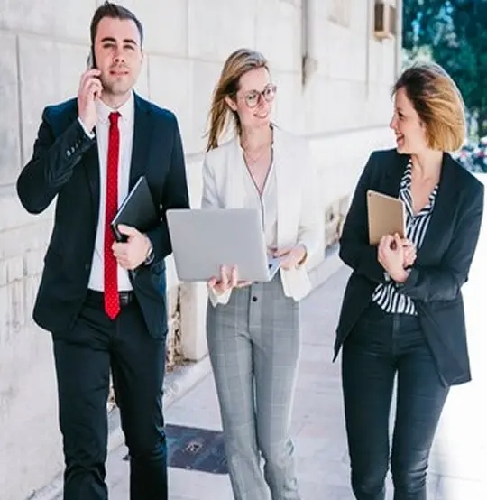 positive business people