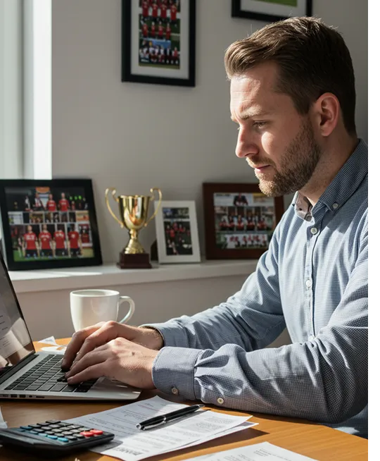 Accountant Presenting Club Budget to Board