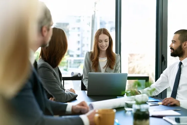 business people meeting crystal palace