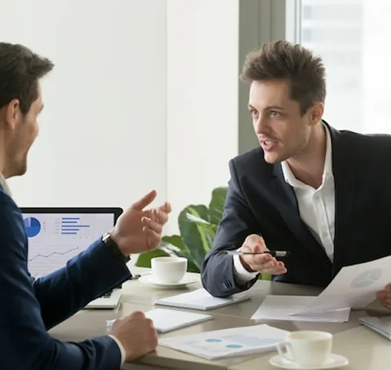 accountant discussing tax strategy