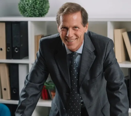 accountant verifying client records