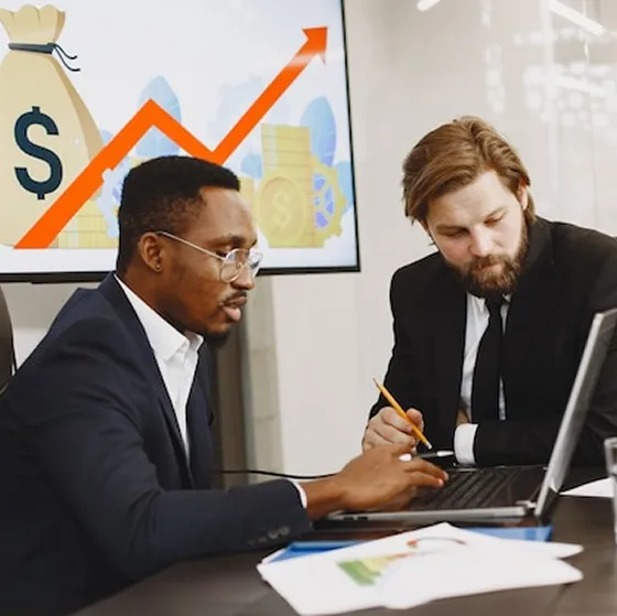 accounting expert in office